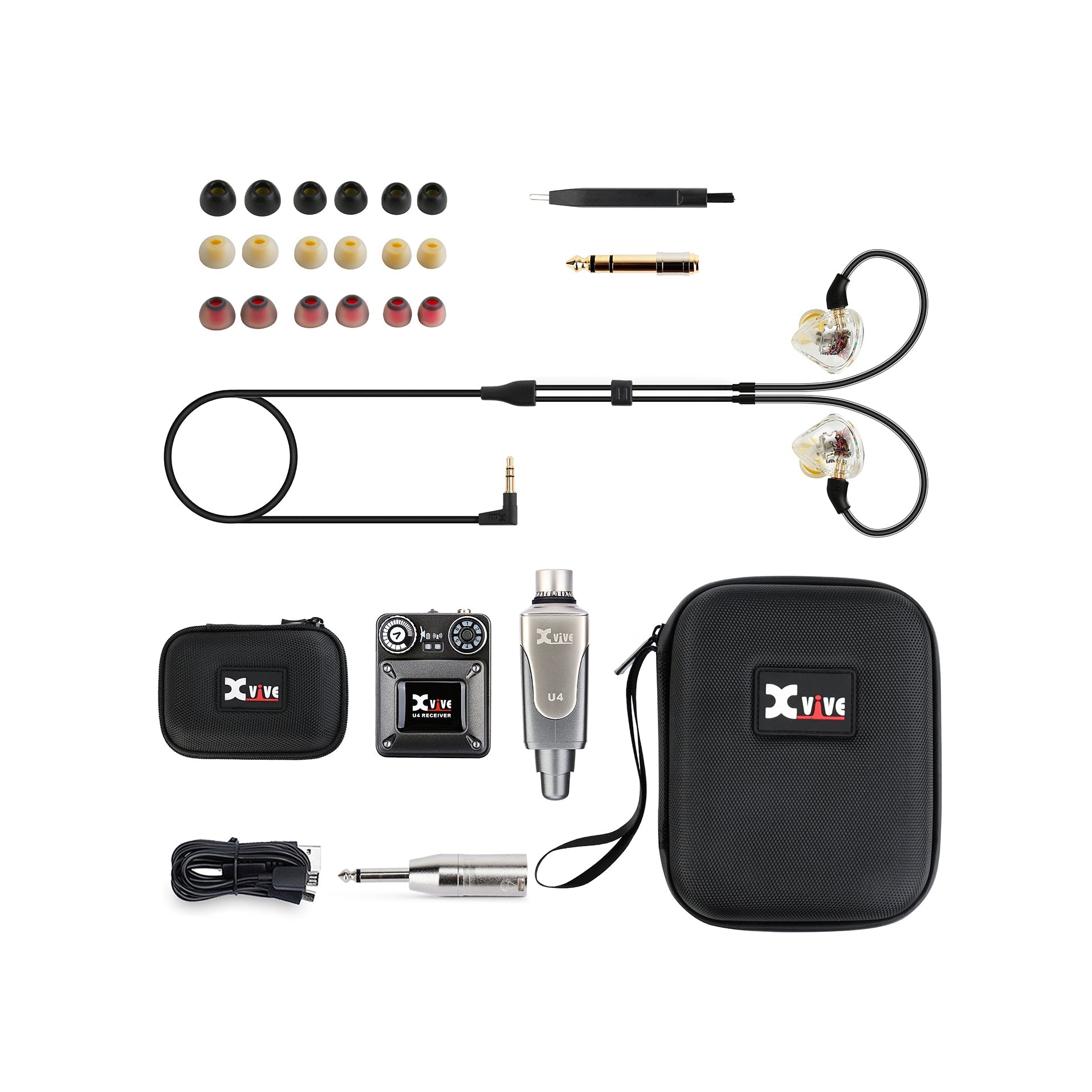 Xvive - U4T9 digitalt in-ear system - Musik Utan Gränser 