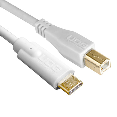 UDG Gear - Ultimate USB 2.0 C-B Vit Rak 1,5m - Musik Utan Gränser 