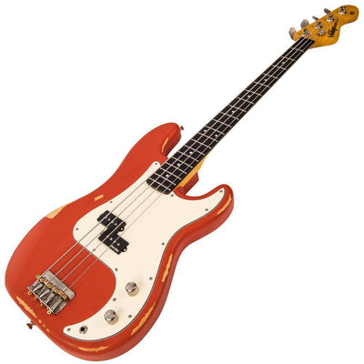 Vintage - V4 Bass Icon - Firenza Red - Musik Utan Gränser 