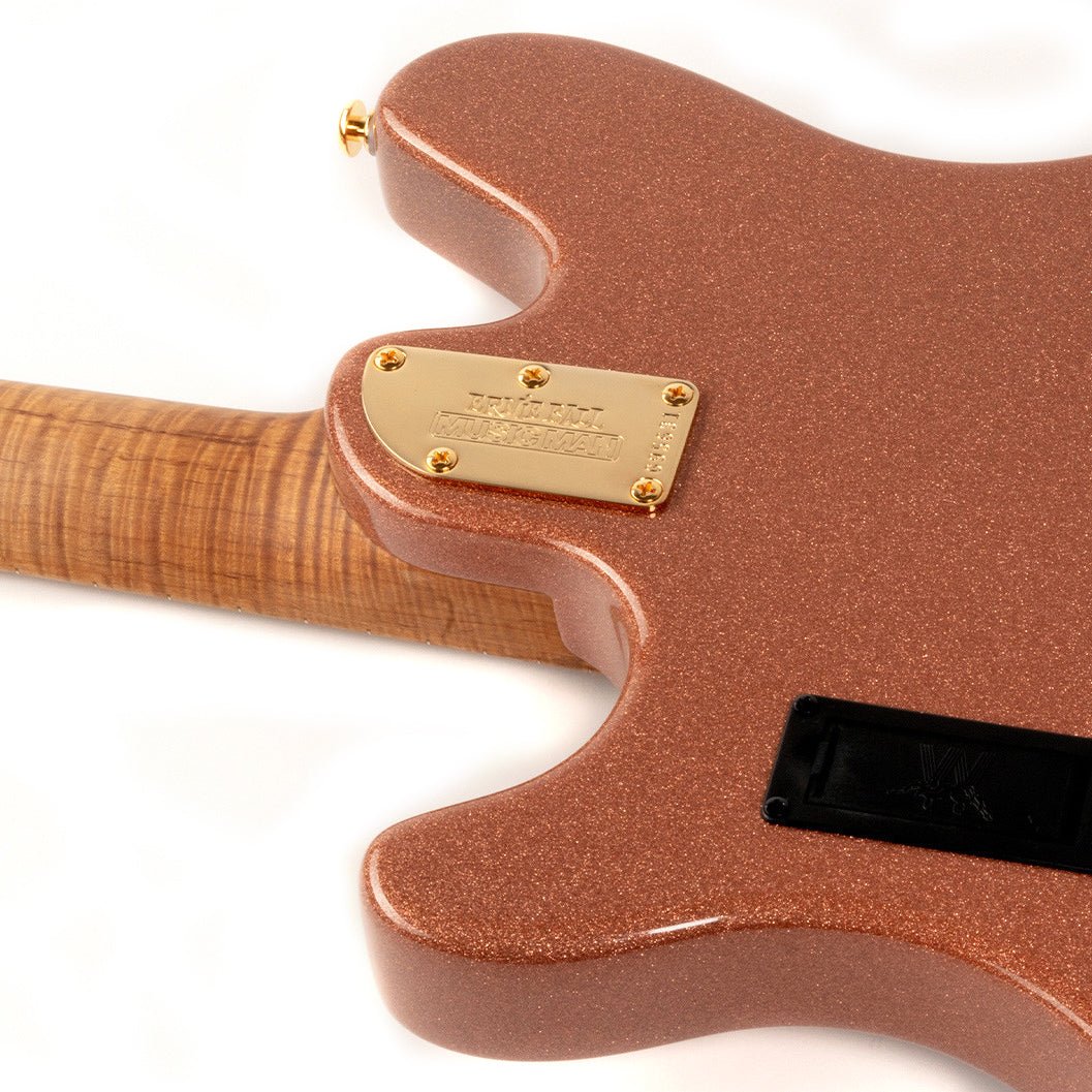 Ernie Ball Music Man - Valentine Pink Champagne Sparkle - Musik Utan Gränser 