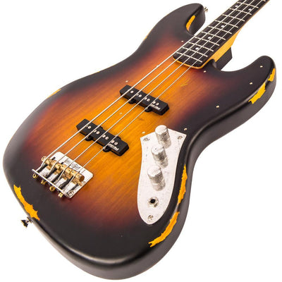 Vintage - VJ74 Icon Bass - Sunburst - Musik Utan Gränser 