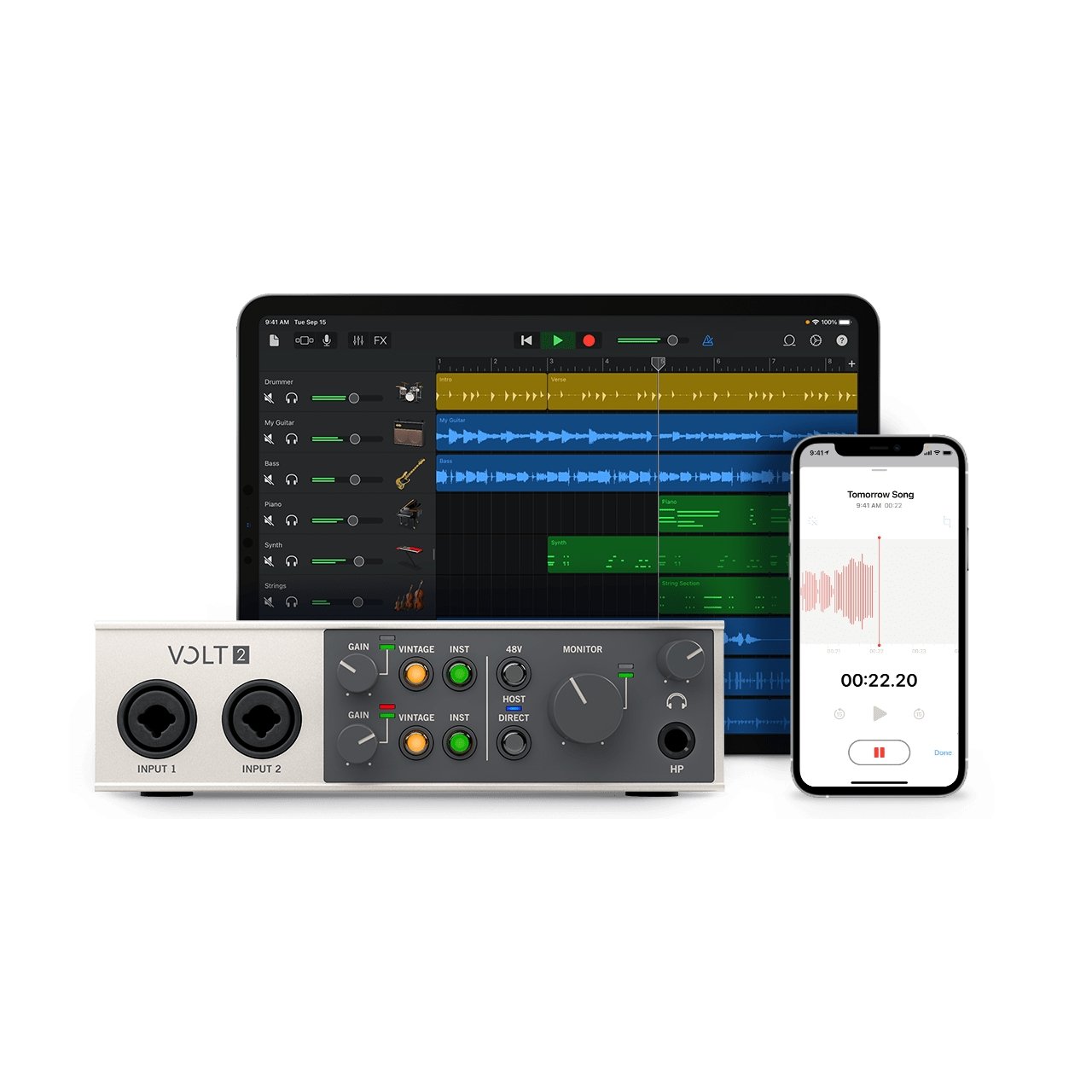 Universal Audio - Volt 2 USB-C Audio Interface - Musik Utan Gränser 