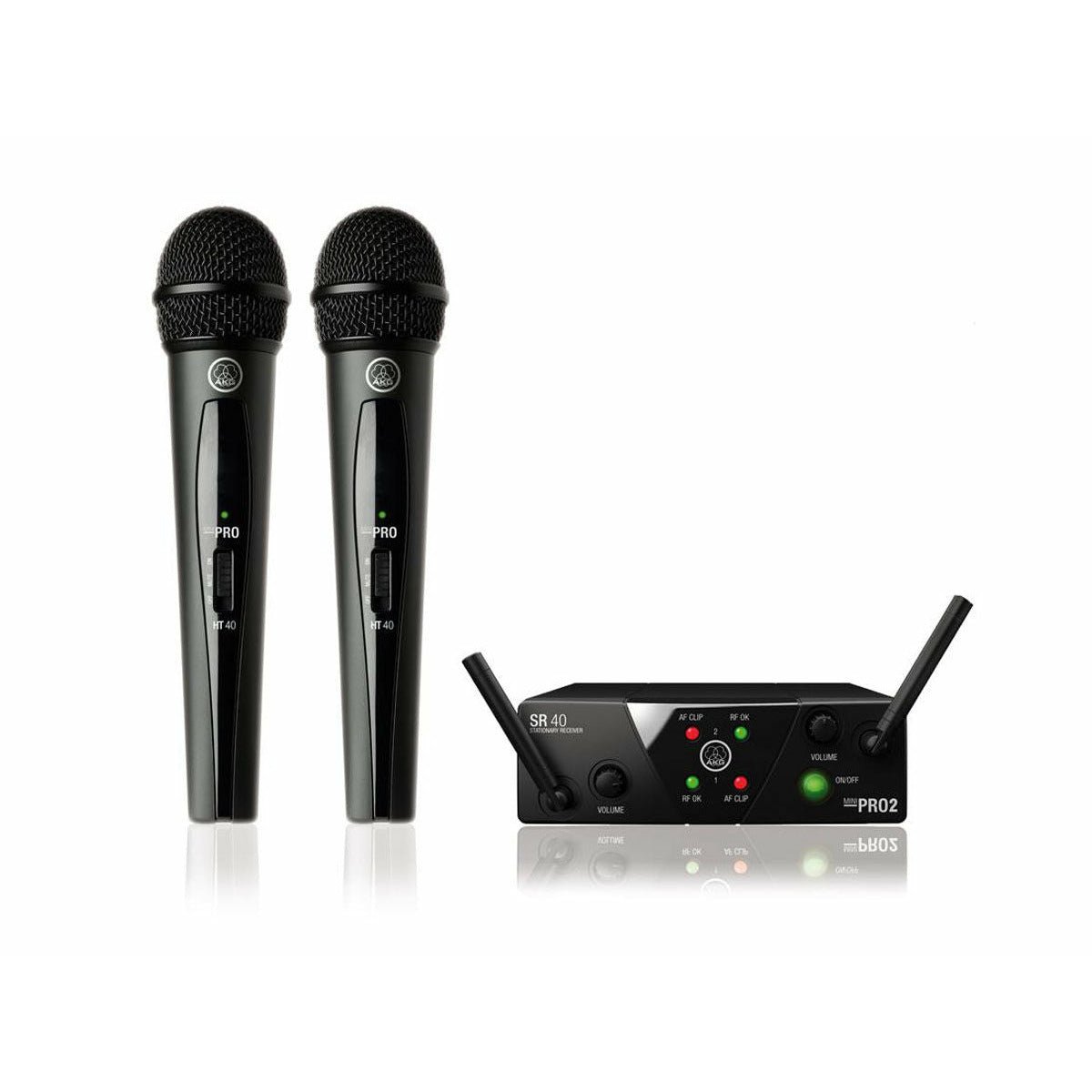 AKG - WMS40 MINI Dual Vocal Set, ISM2/3 - Musik Utan Gränser 