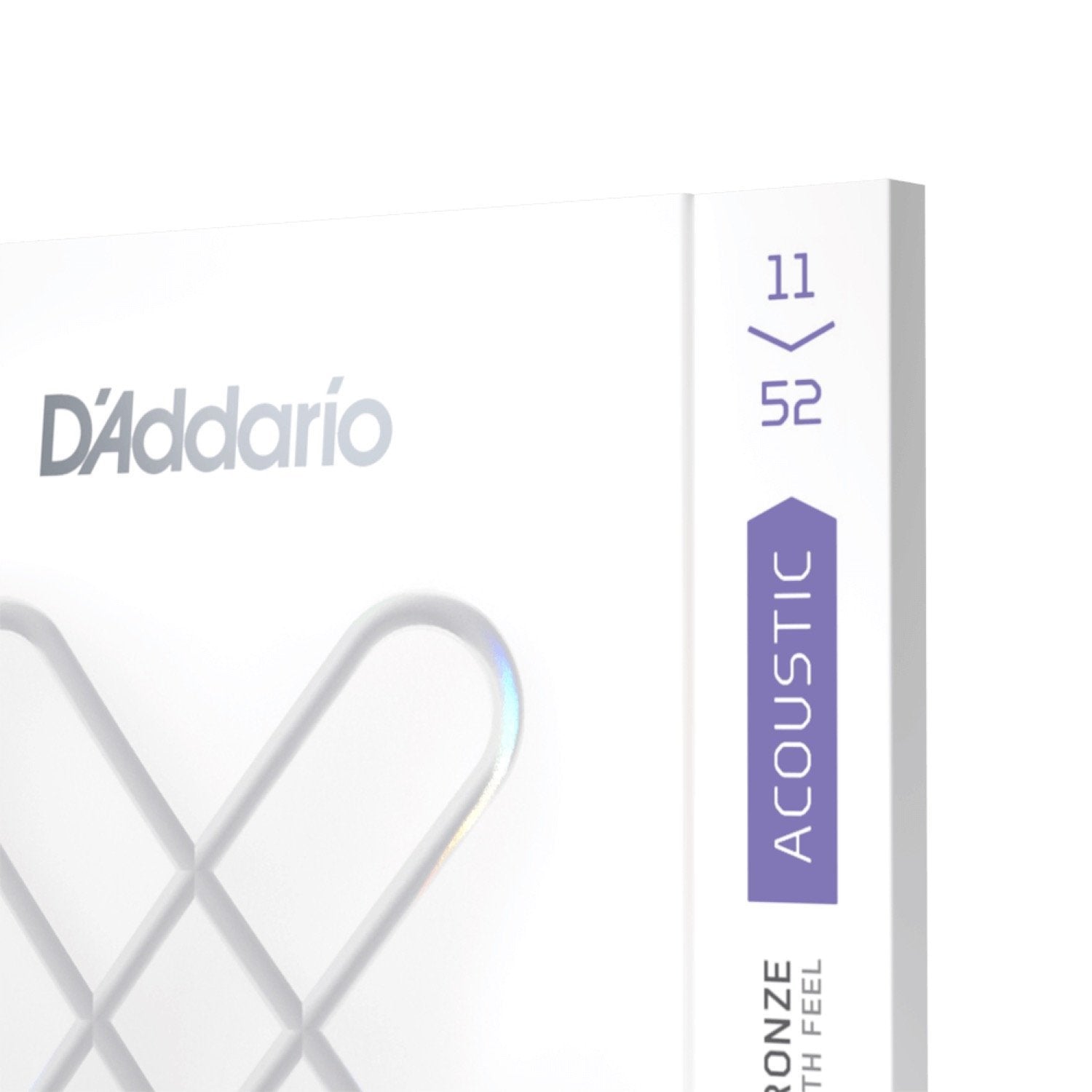 D'Addario - XSAPB1152 Coated Phosphor Bronze 11-52 - Musik Utan Gränser 