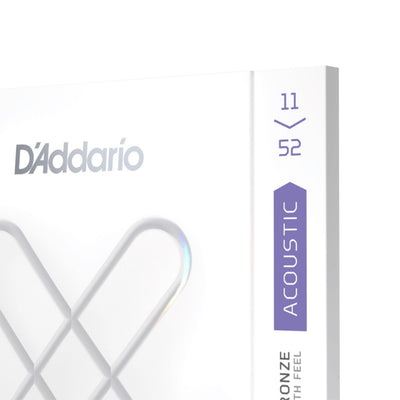 D'Addario - XSAPB1152 Coated Phosphor Bronze 11-52 - Musik Utan Gränser 